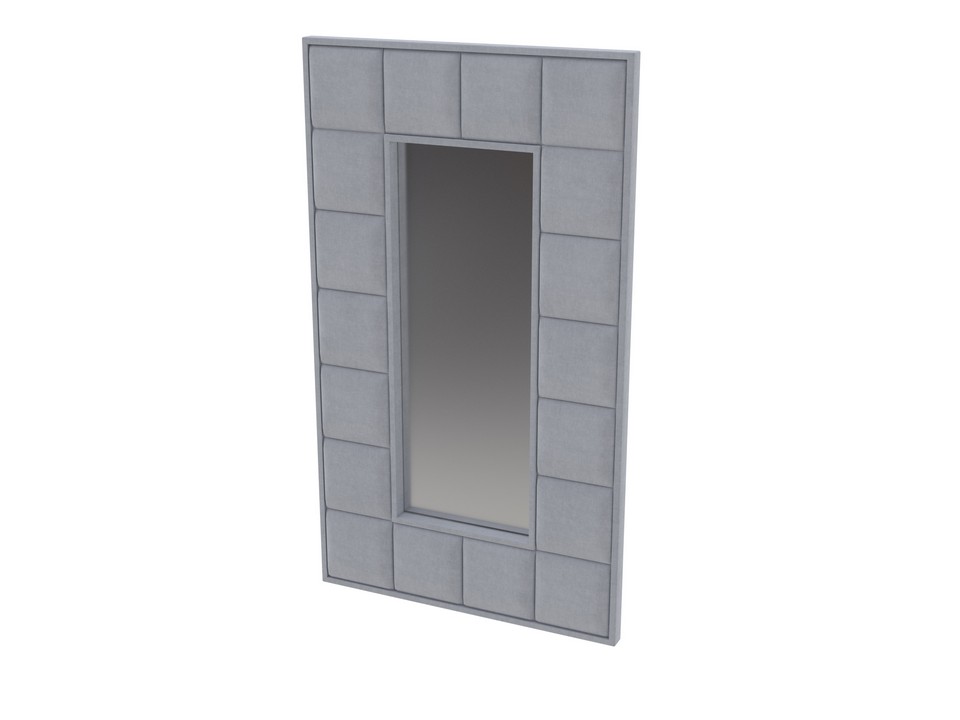 Зеркало Verda Chocolate Ткань Микровелюр Marino 28 Стальной 128x6 36090₽